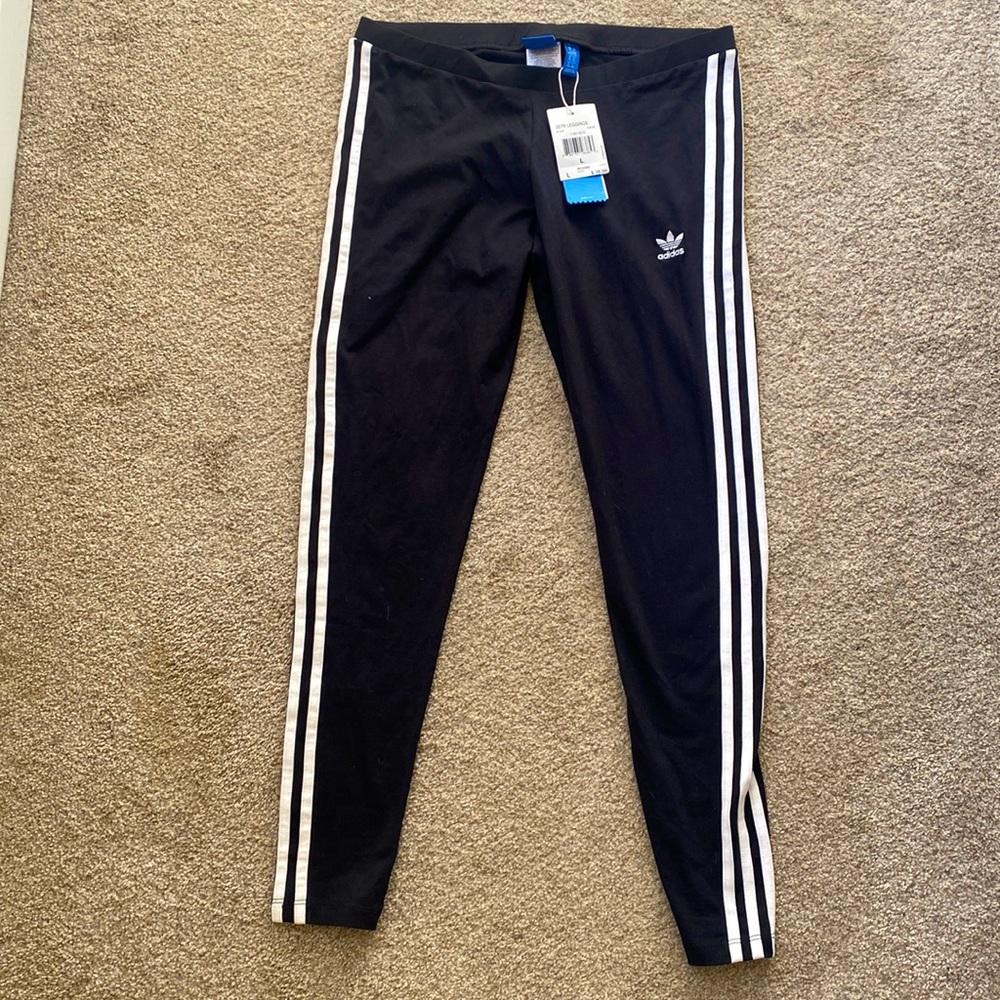 3 Stripe Adidas Leggings
